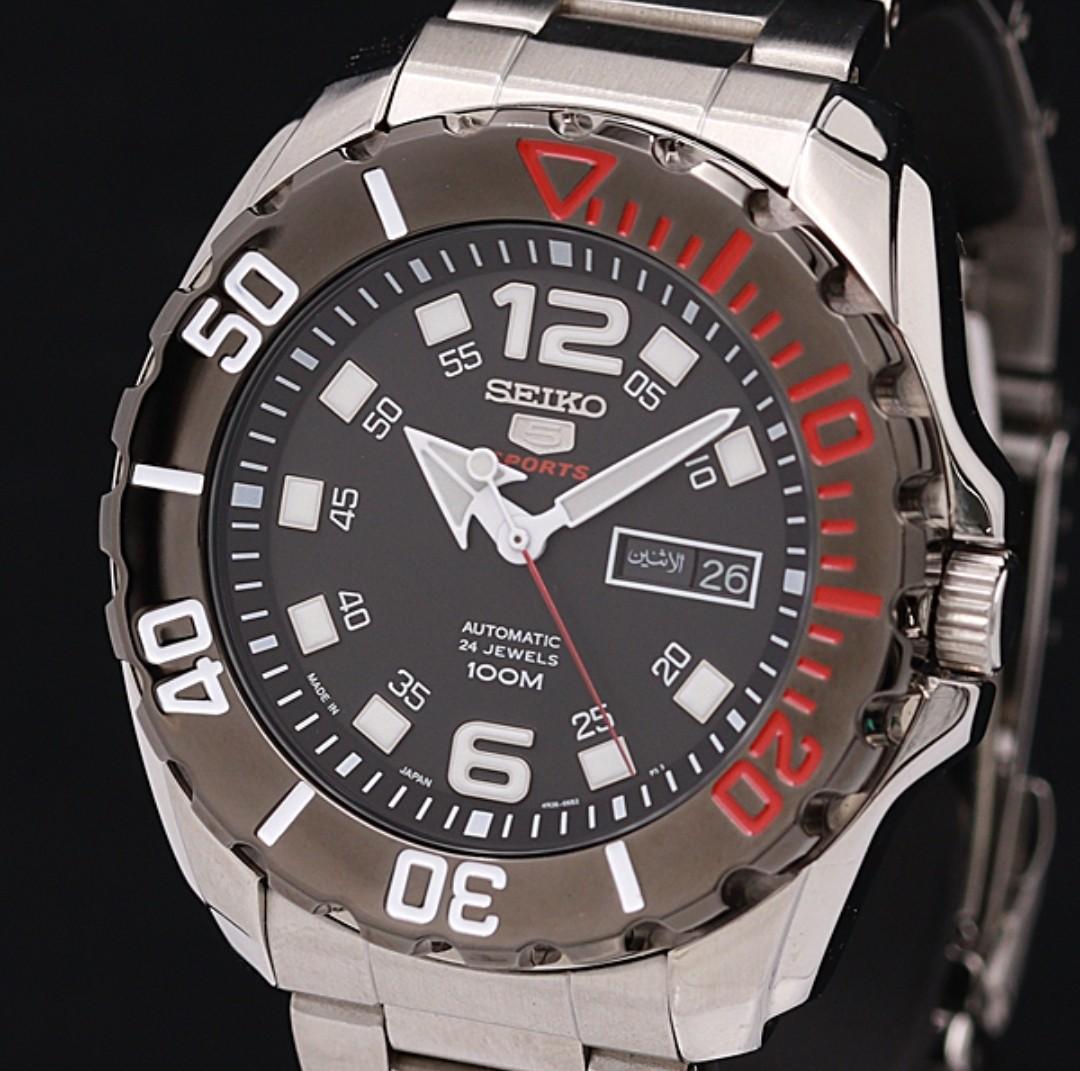 Seiko 5 Sports 手錶(Model no.4R36-06B0, Automatic, 24 Jewels