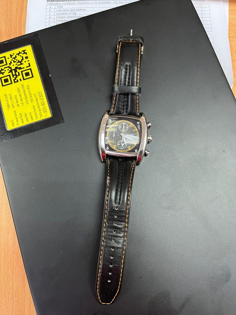Seiko chronograph square sales