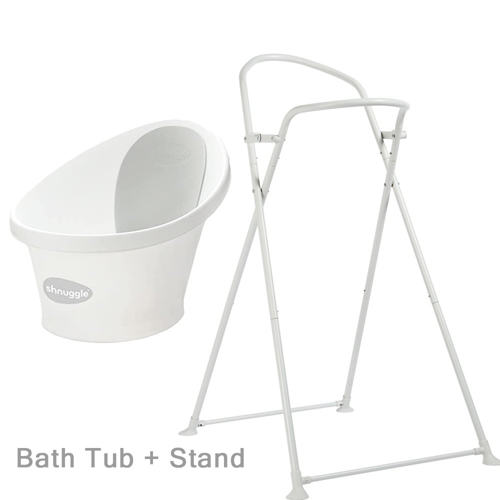 Shnuggle bath tub + stand, Babies & Kids, Bathing & Changing, Bathtub