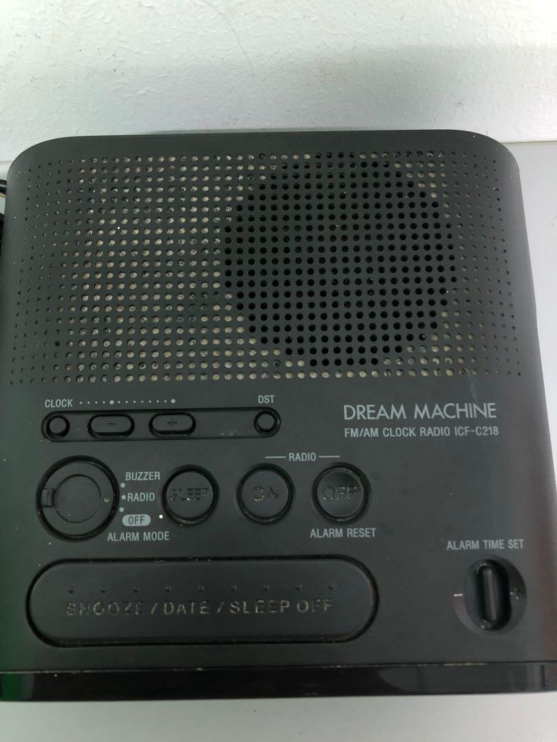 Sony ICFC218 FM/AM Clock Radio, Audio, Portable Music Players on Carousell