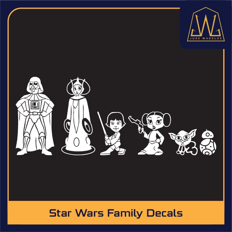Star wars family outlet decals