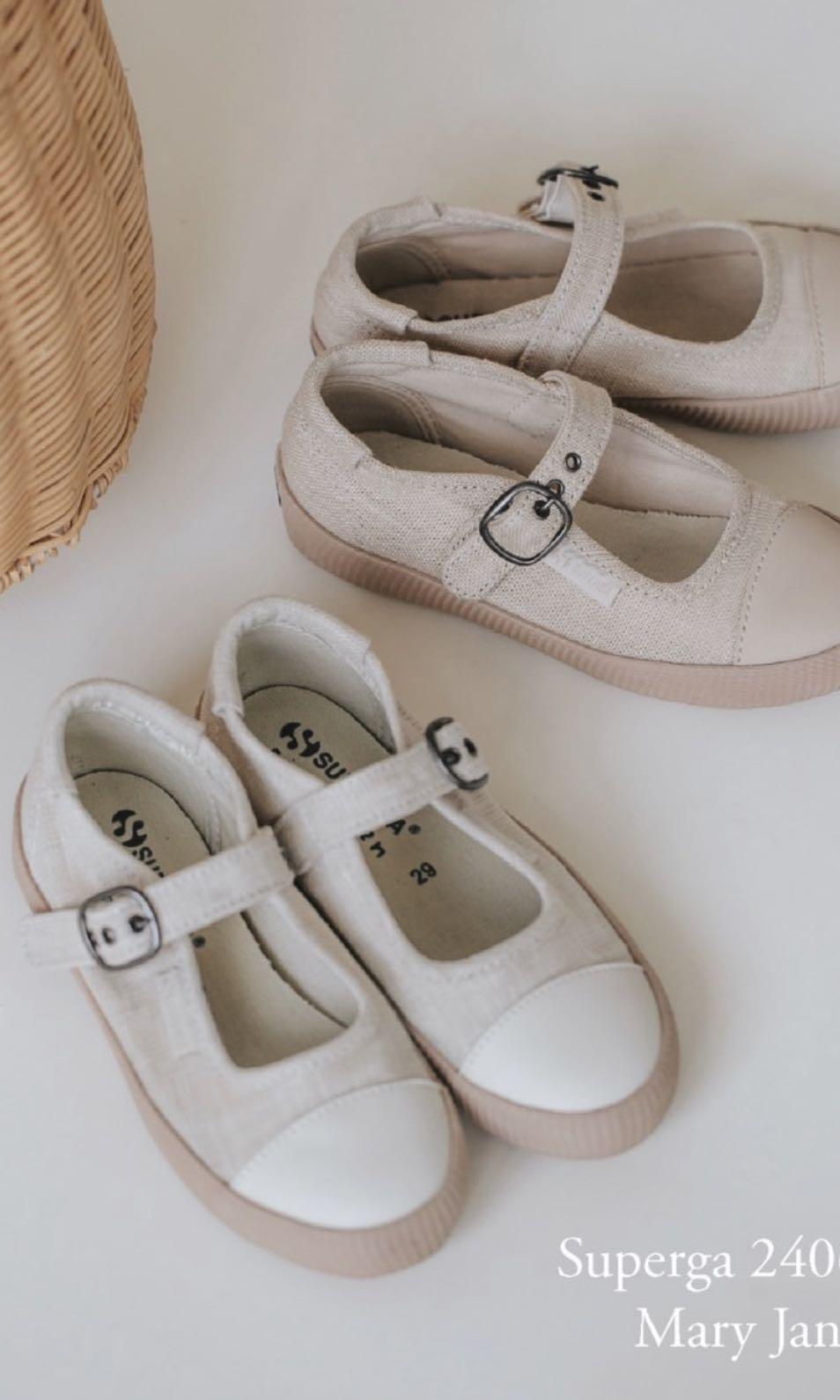 Superga x Leia Lauren Mary Jane for adult in sandshell Women s