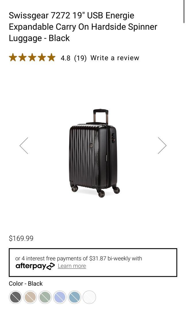 Swissgear 7272 19 USB Energie Expandable Carry On Hardside