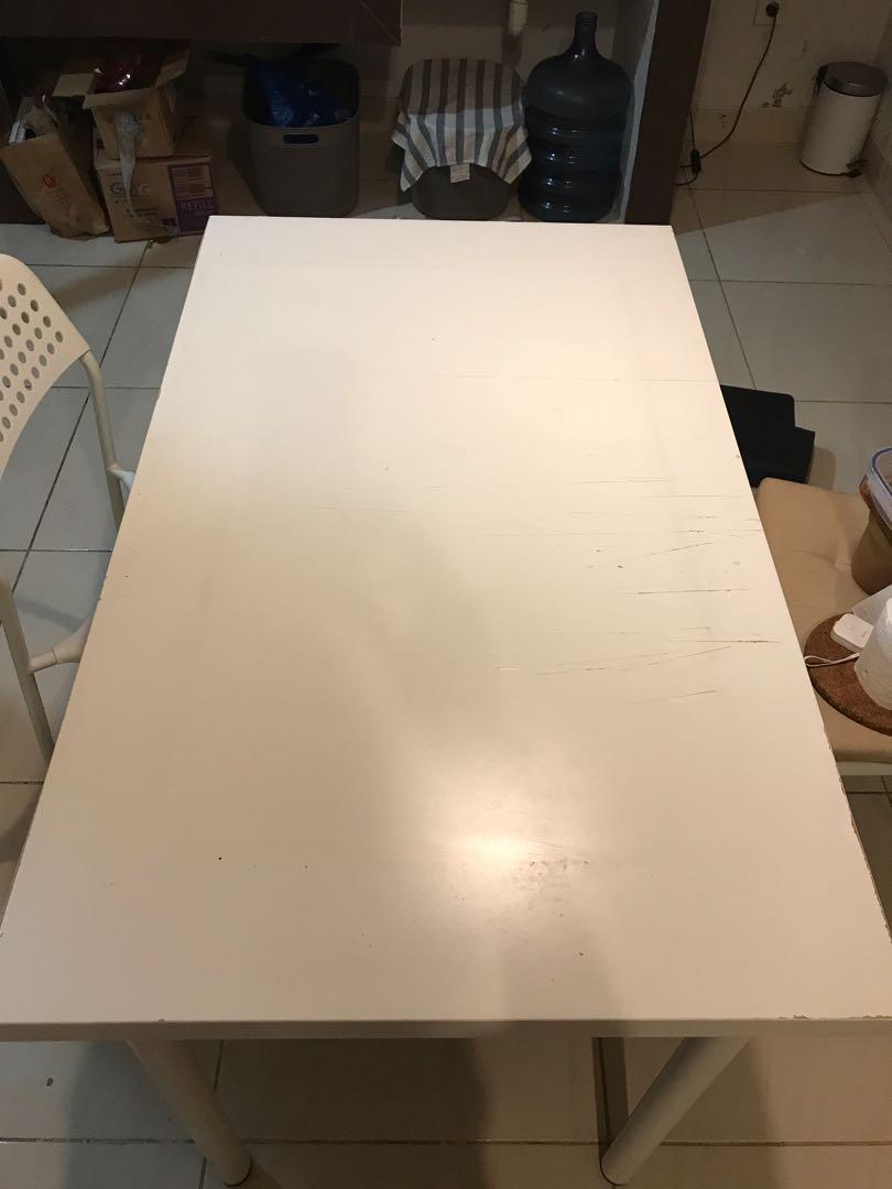 Table top IKEA meja , Perabotan Rumah di Carousell