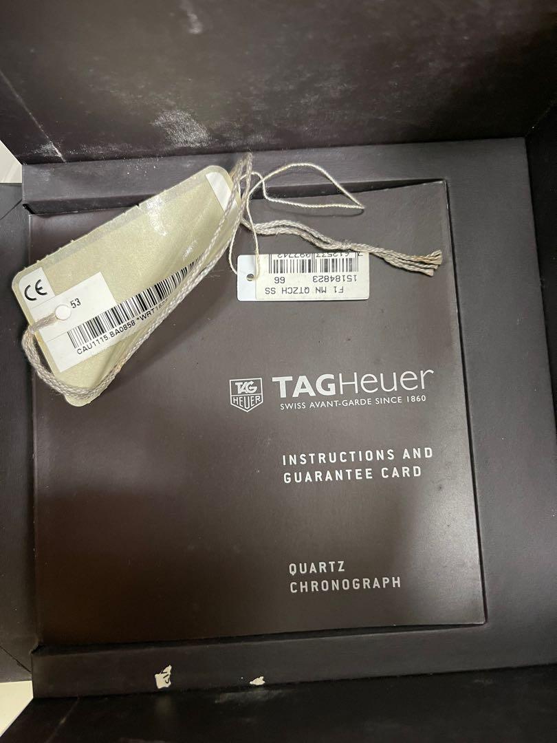 Tagheuer Formula 1 Tachymeter Quartz Chronograph Black Dial Men's Watch