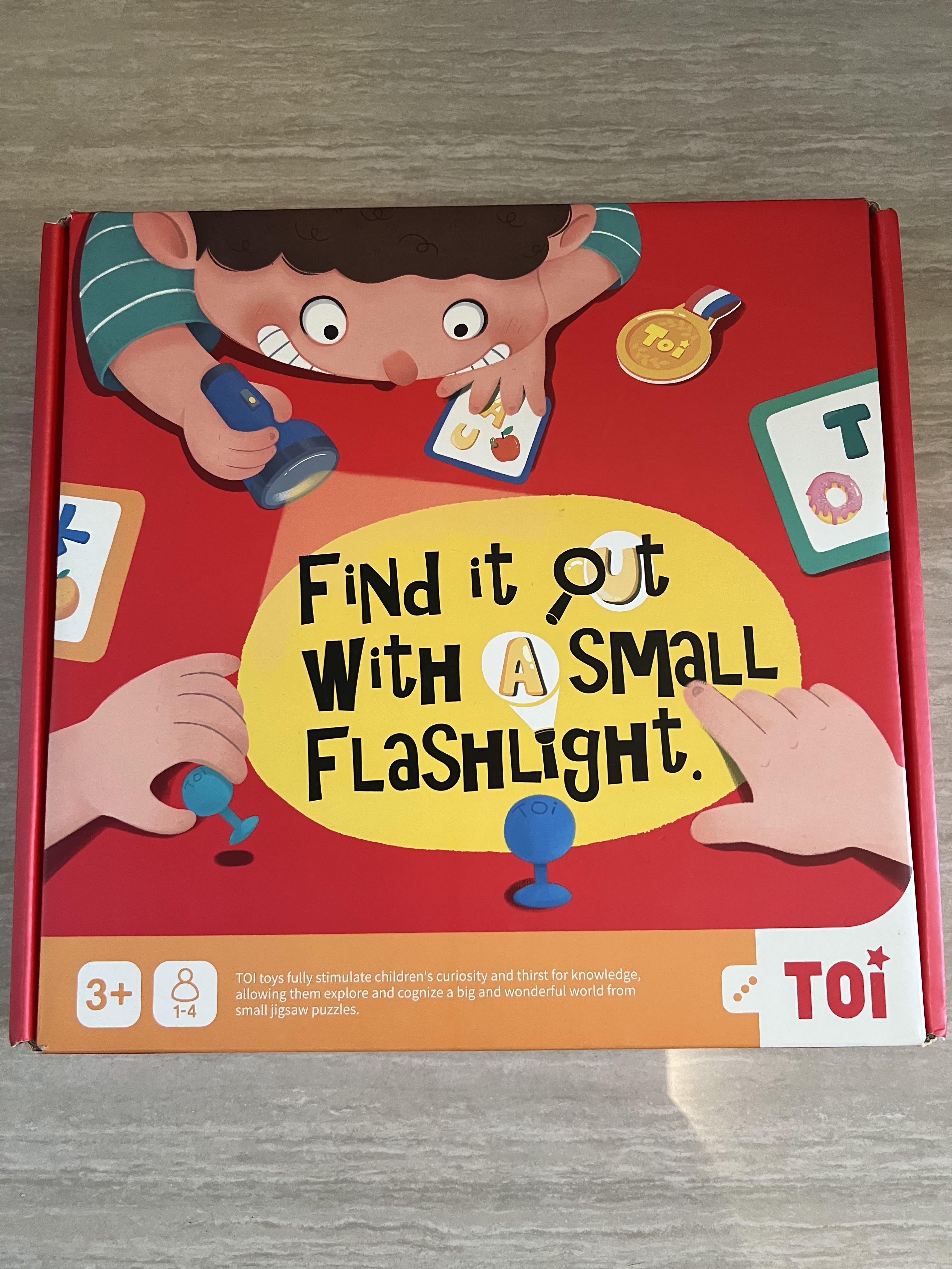 TOI Find It Out With A Small Flashlight Educational Game For Kids