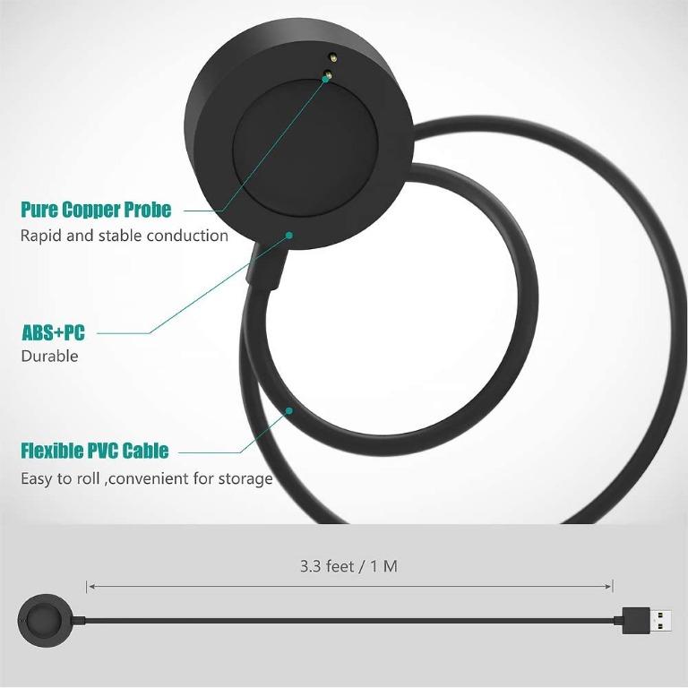 TUSITA Charger Compatible with Fossil Gen 4, Gen 5, 5E, Gen