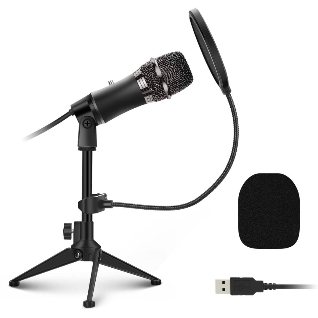 FIFINE AmpliGame USB Microphone,PC Gaming Recording Desktop Laptop Mic,RGB  Streaming Podcasting Mic for Online Game,Zoom-White - AliExpress