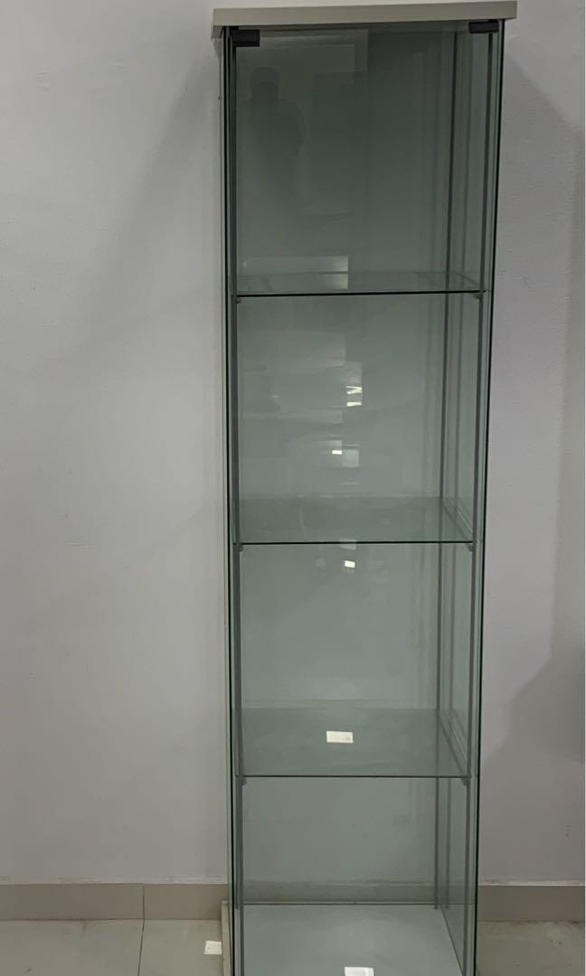 [USED] IKEA DETOLF Glassdoor White Furniture & Home Living