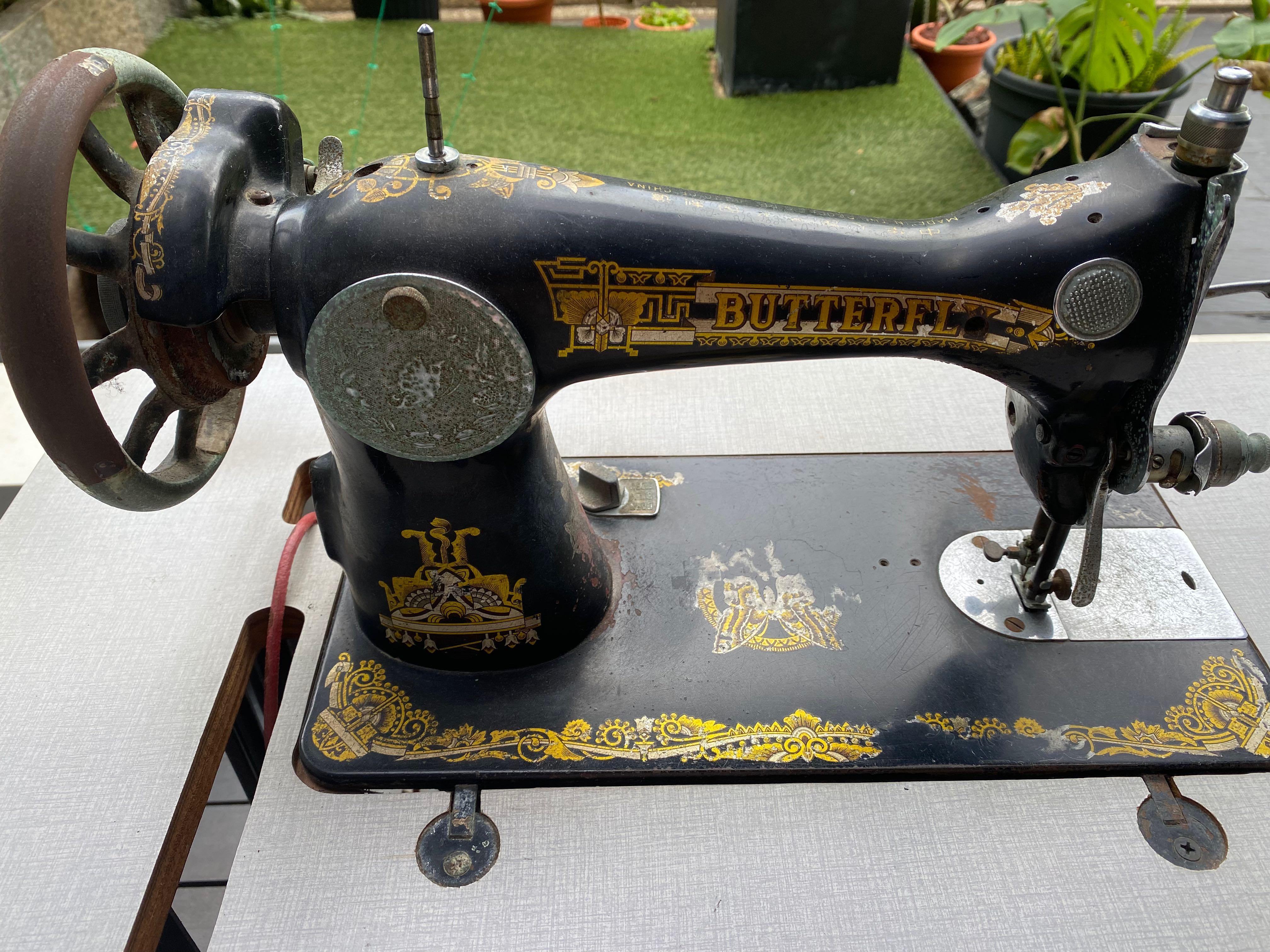 Vintage Butterfly Sewing Machine (Top only) Selling on behalf of elderly!, Hobbies & Toys