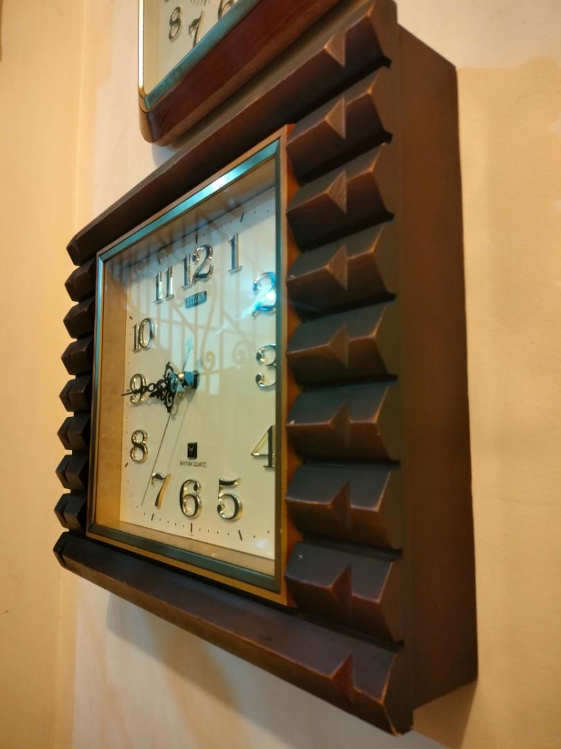 vintage citizen wall clock, Furniture & Home Living, Home Decor, Clocks