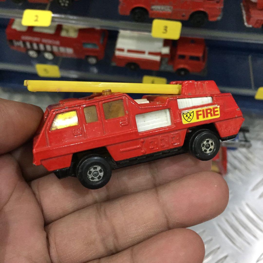 Vintage Diecast Toy Fire Engines / Trucks / Various Brands Matchbox