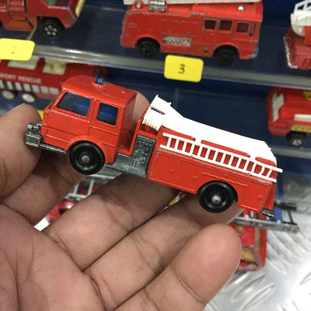 Vintage Diecast Toy Fire Engines / Trucks / Various Brands Matchbox