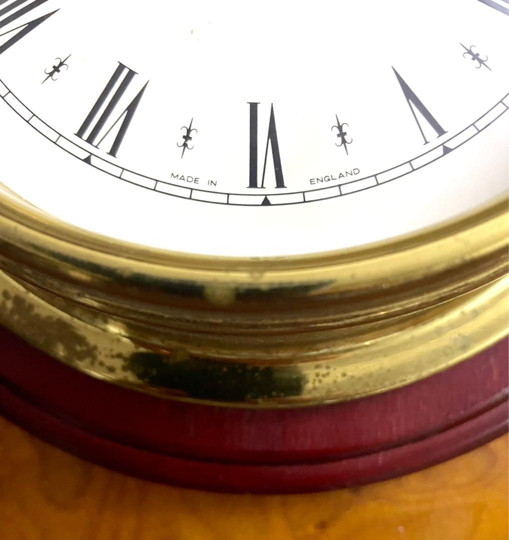 Vintage English Metamec Wall Clock Hermale German Quartz Movement