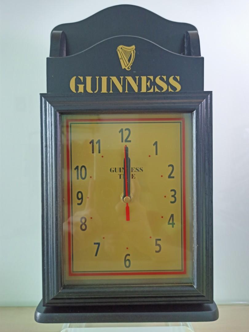 Vintage Guinness Wall Clock, Hobbies & Toys, Collectibles & Memorabilia, Vintage Collectibles on