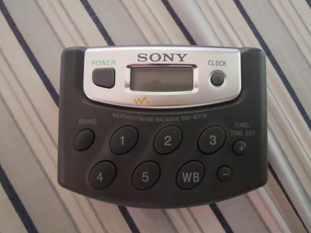 Vintage SONY walkman SRFM37W, Audio, Portable Music Players on Carousell
