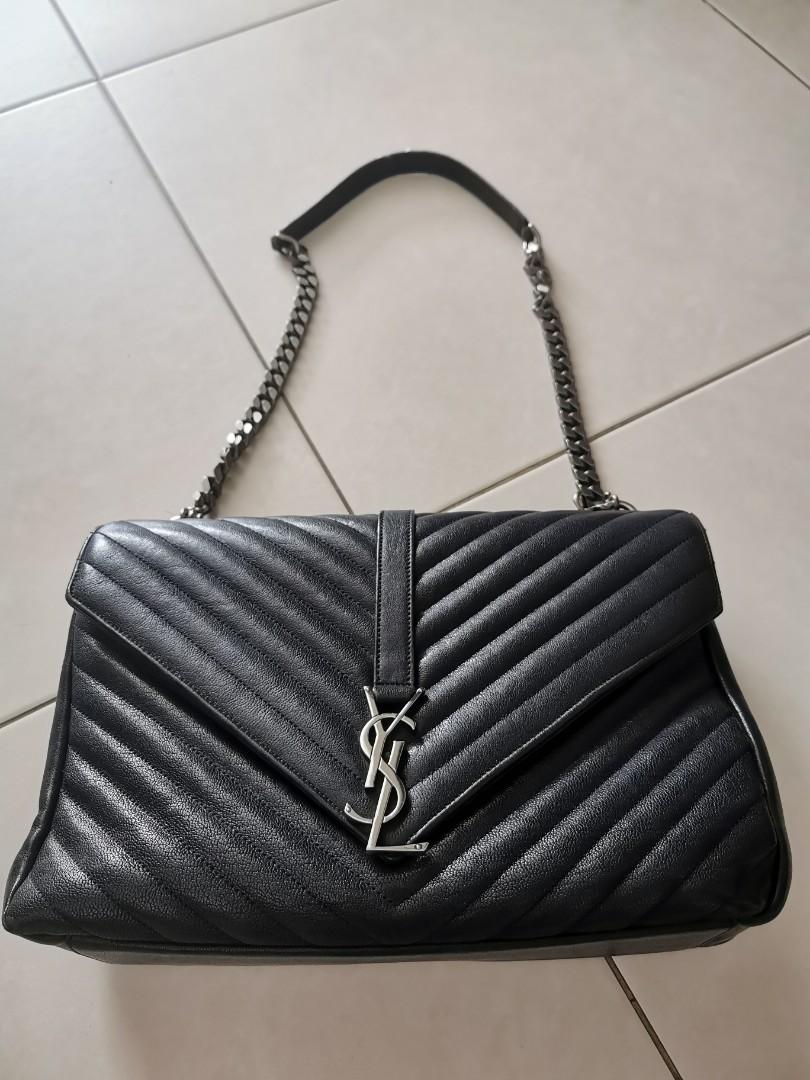 Saint Laurent Large College Bag, Luxury, Bags & Wallets on Carousell