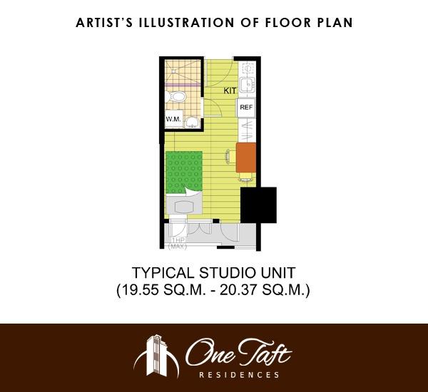 One Taft Residences RFO condo near LRT Quirino, UP Manila, PGH, La