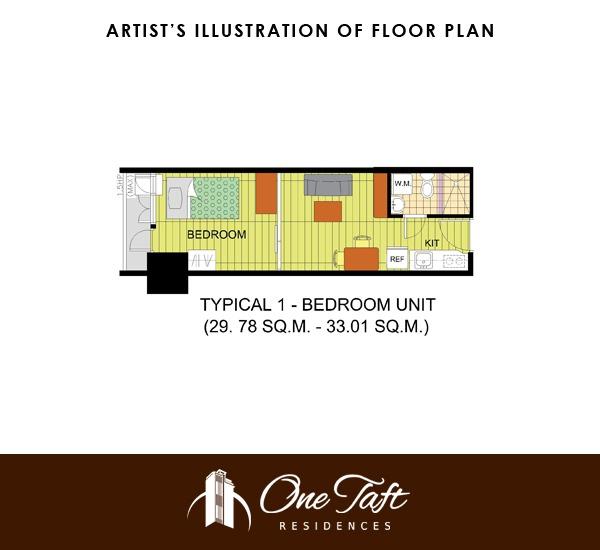 One Taft Residences RFO condo near LRT Quirino, UP Manila, PGH, La