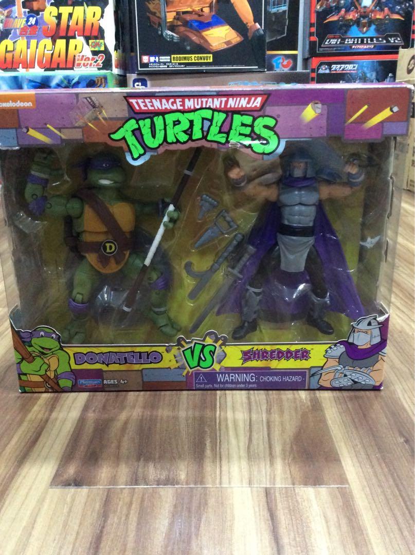 Teenage Mutant Ninja Turtles Playmates Donatello vs Shredder