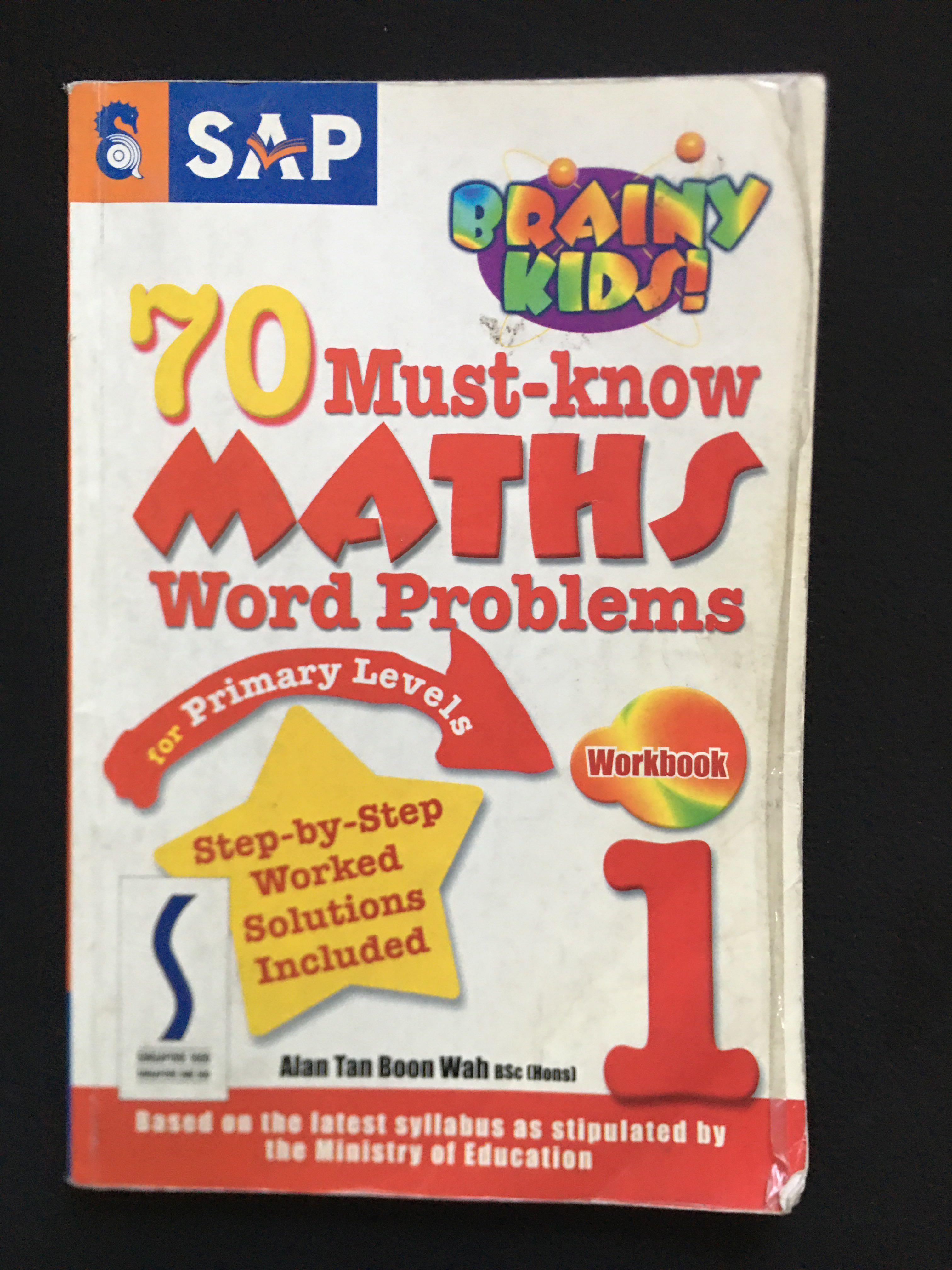 70 Must Know Math Word Problem for Primary Level - PreLoved (Category: Textbooks) located in Manila. Submitted by beyondfundraising (Listing ID 1149643238, Image 1). Description: Preloved for referenece - answered few pages. Kindly check picture to avoid conflict. Message for any inquiries..