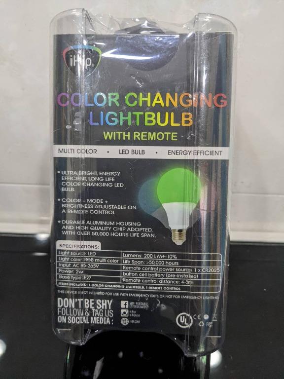Ihip color changing best sale light bulb