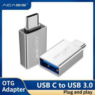 ACASIS Type C to USB 3.0 Adapter USB C OTG Adapter for Chromebook Macbook Huawei Xiaomi Samsung Etc.