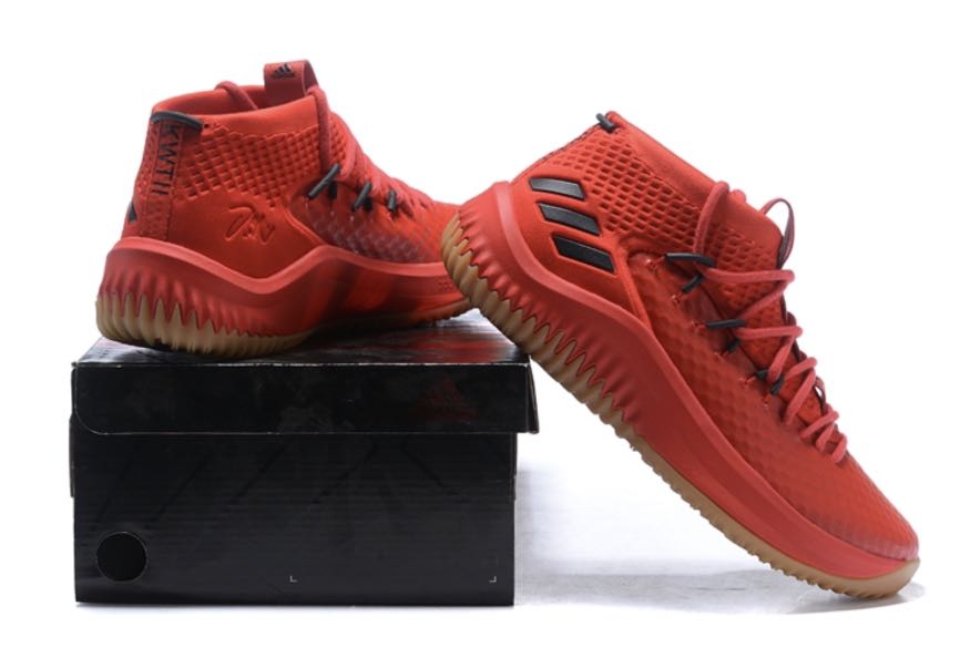 ADIDAS Dame 4 Red Gum Scarlet High Res Red Black CQ0186