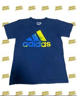 blue yellow adidas t shirt