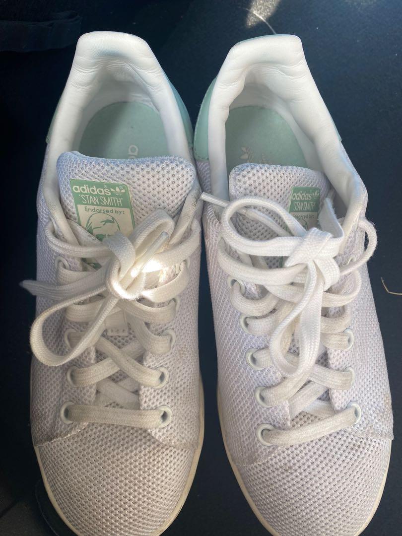 Adidas stan smith light green clearance