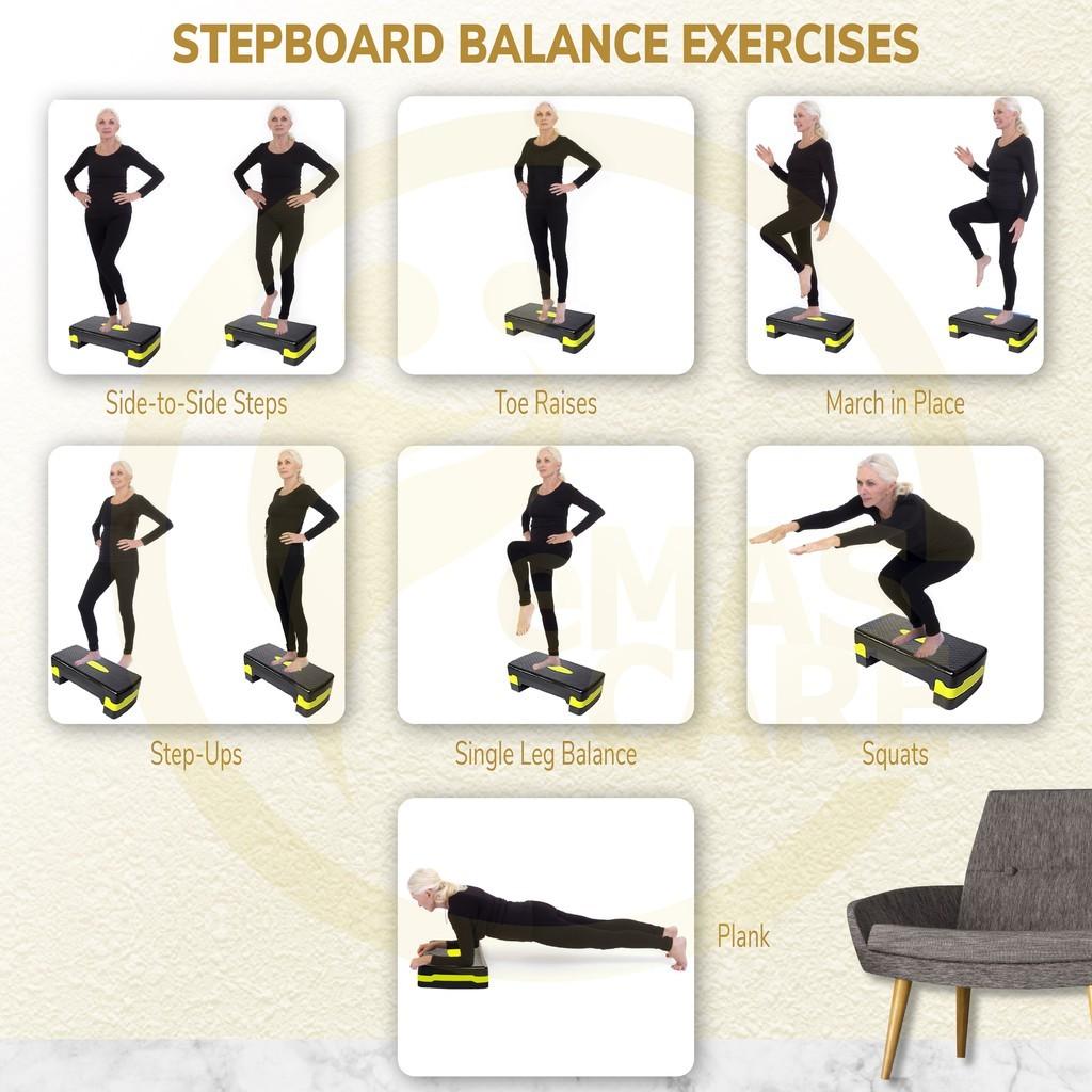 Exercise step board deals