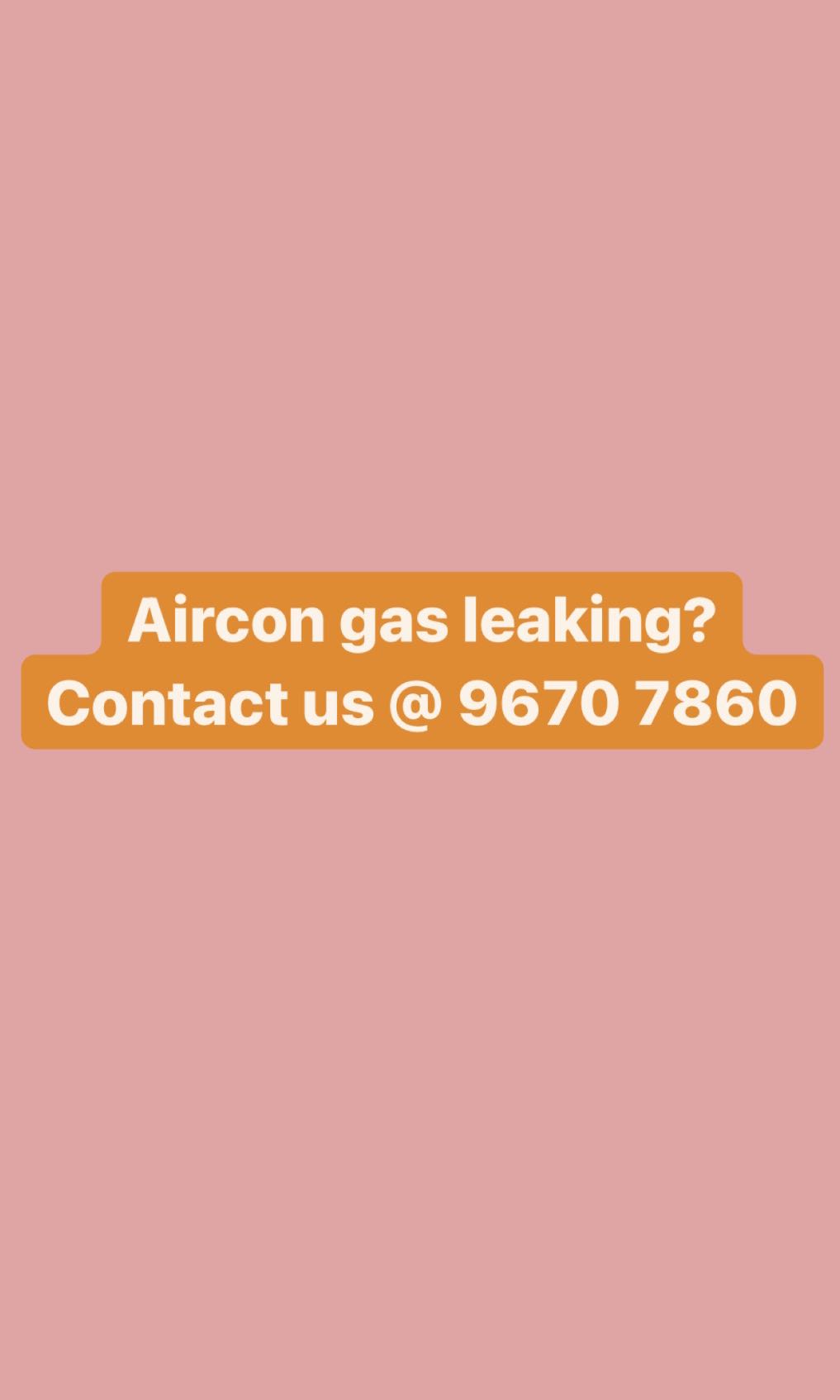 AIRCON PRESSURE TEST GAS LEAKING, Home Services, Aircon Services on