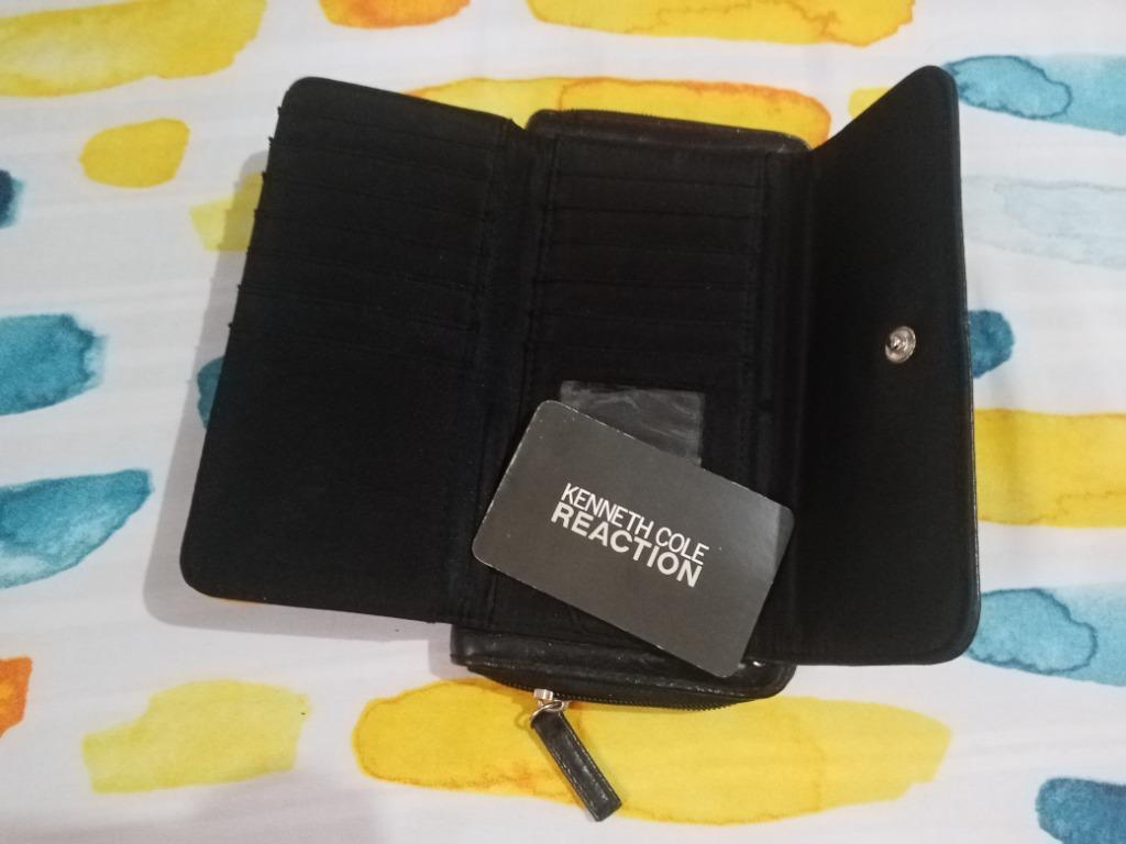 Cole Leather Long Black Wallet Original, Women's Fashion, Bags & Wallets, Wallets & Card