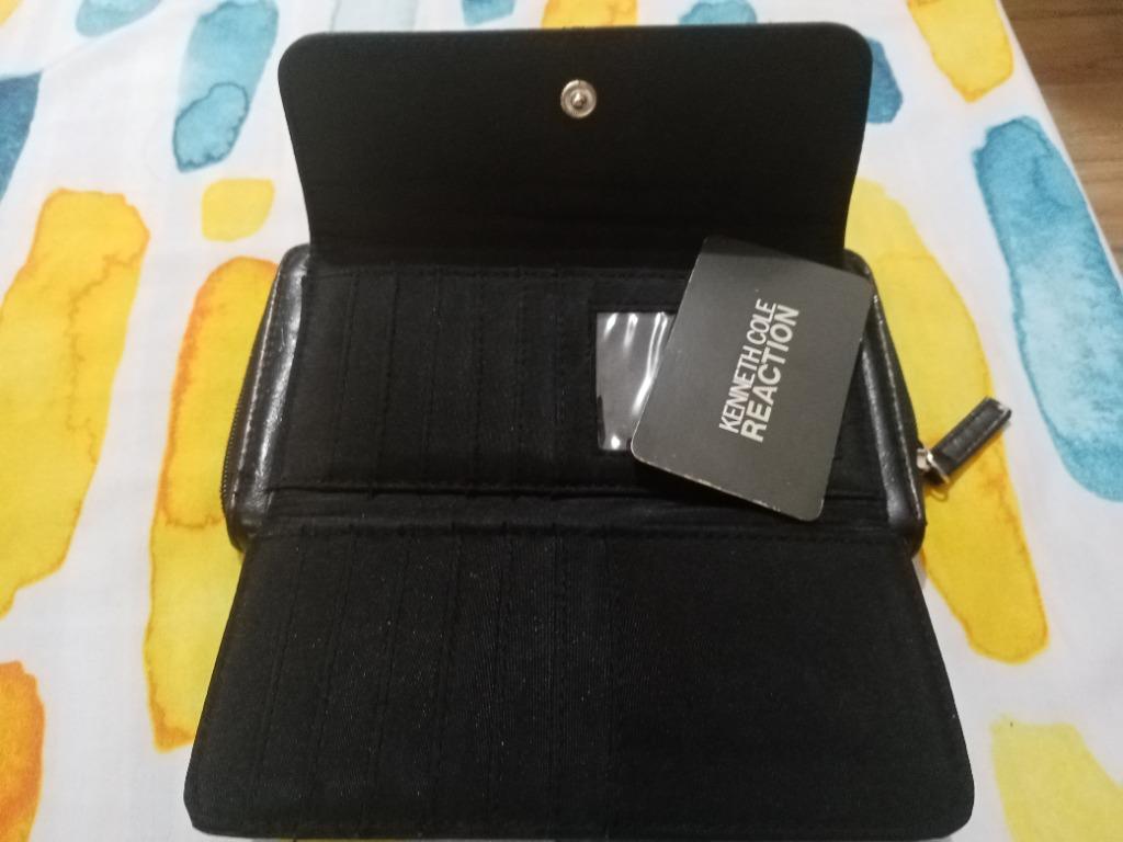 Cole Leather Long Black Wallet Original, Women's Fashion, Bags & Wallets, Wallets & Card