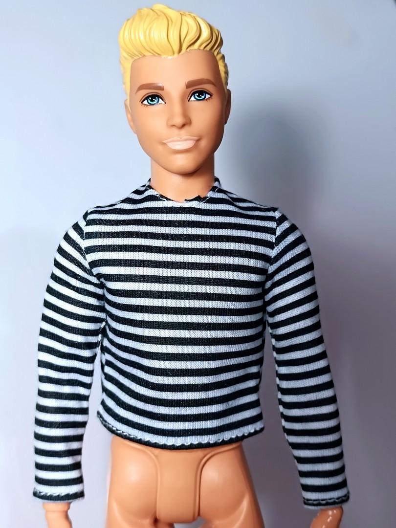 Barbie ken long sleeve shirt fit barbie curvy