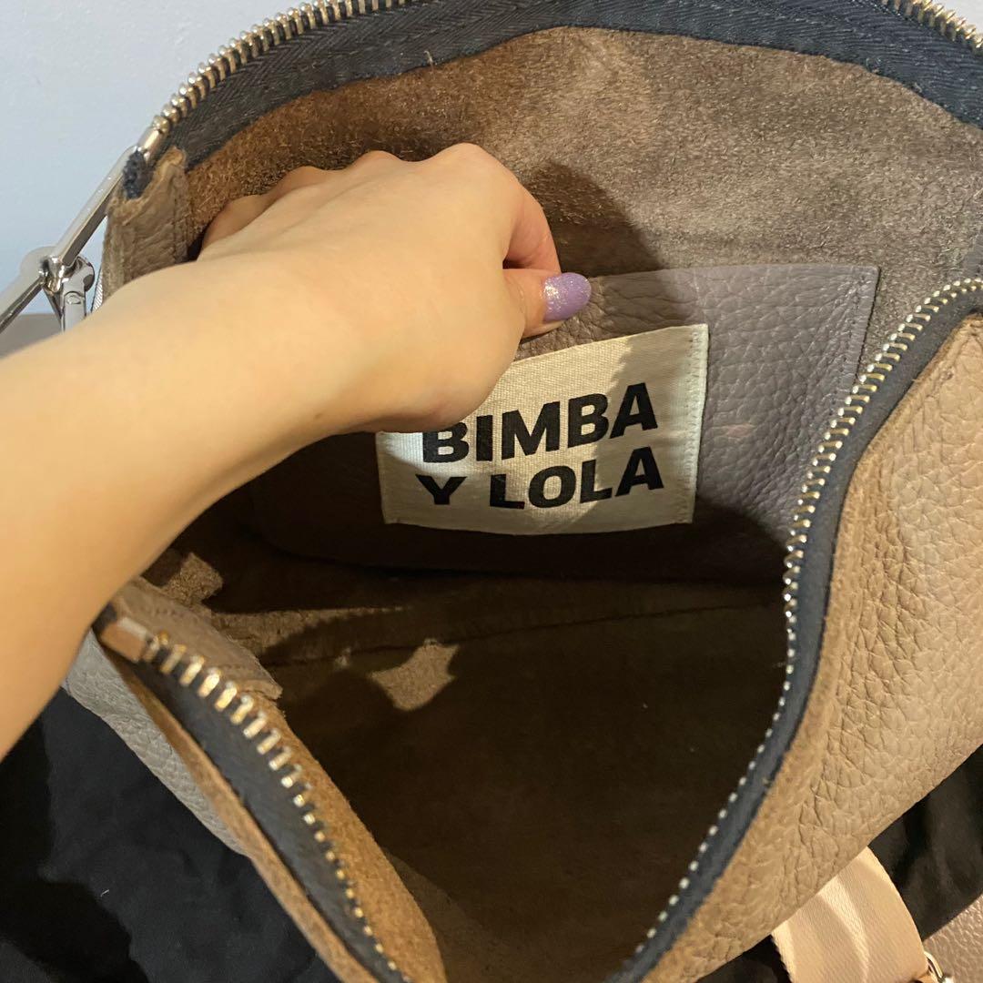 Leather crossbody bag Bimba y Lola Beige in Leather - 35598477