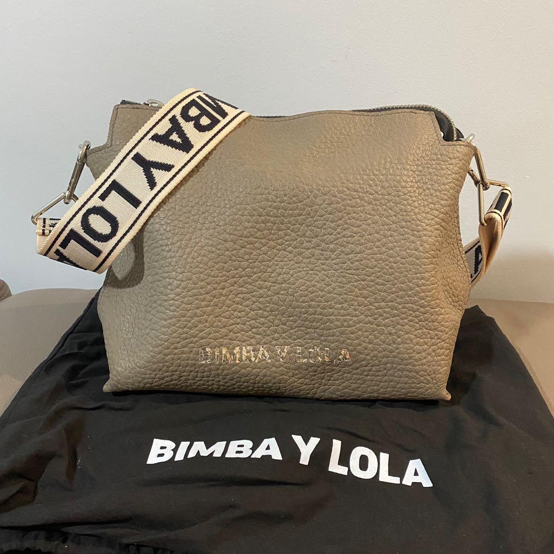 Leather handbag Bimba y Lola Grey in Leather - 32630668