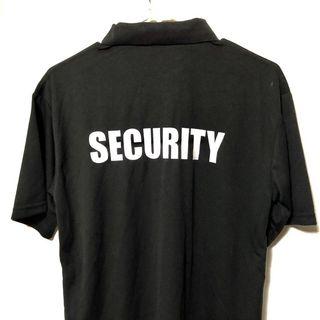 Black Security Polo T Shirt / Security Polo Tee / Security Shirt / Security Uniform / Security Polo Shirt