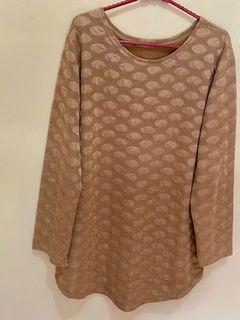 Blouse Nude import (malaysia)