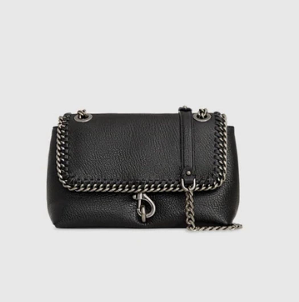 Rebecca Minkoff Edie Crossbody With Woven Chain