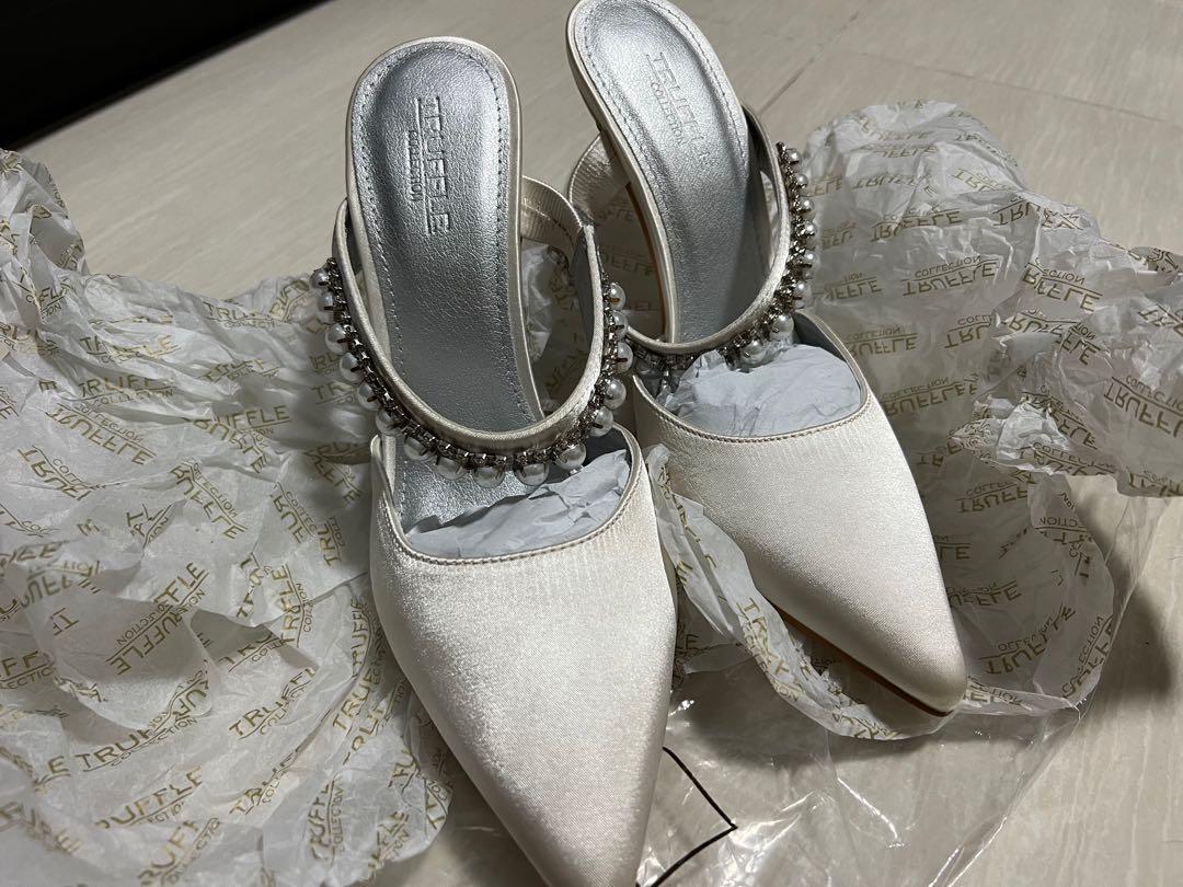 Wedding hotsell shoes mules