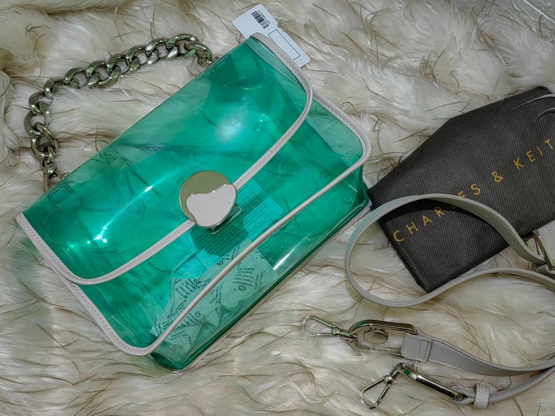 Charles and keith transparent bag new arrivals
