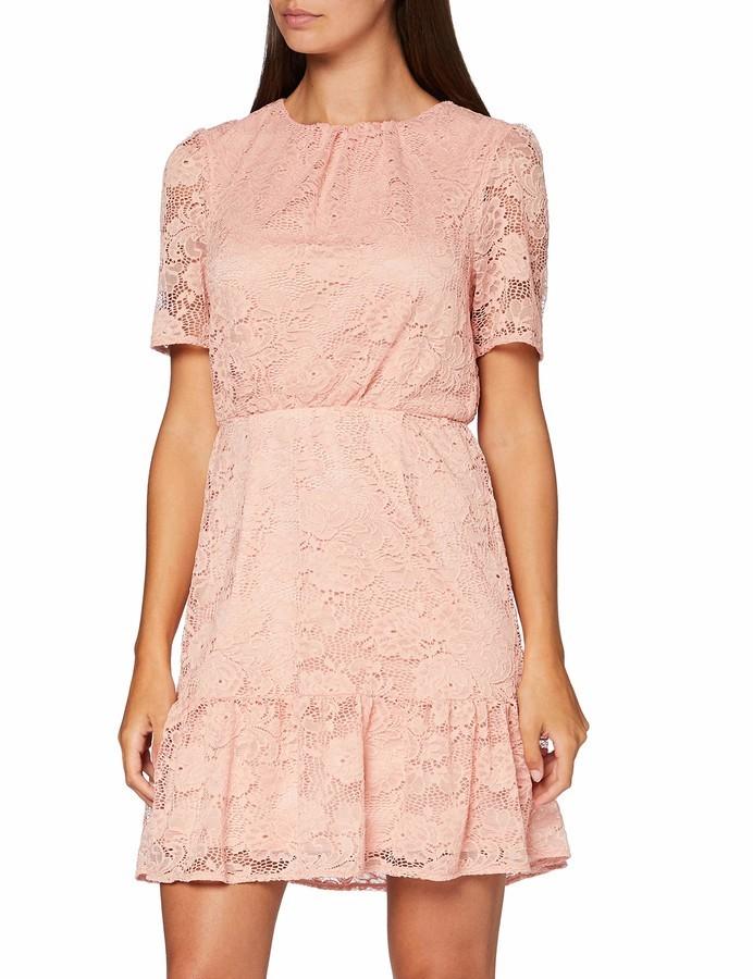 Dorothy perkins pink lace dress top