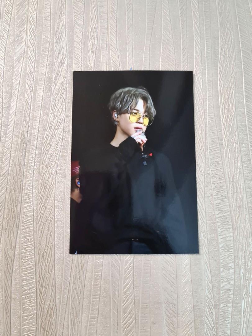 BTS Mic Badge Jimin ver 1 photocard pc, Hobbies & Toys, Memorabilia & Collectibles, KWave on