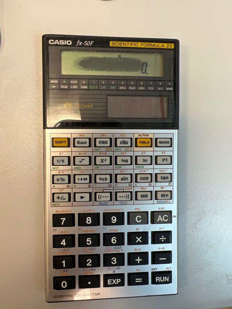 Casio fx50f hotsell