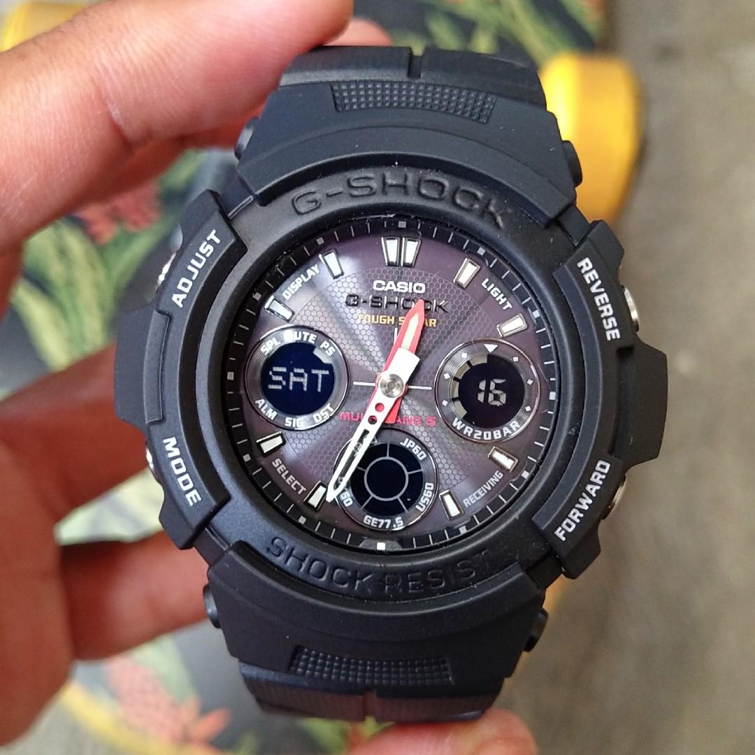 CASIO 腕時計 G-shock AWG-101 電波ソーラー本体のみの出品です
