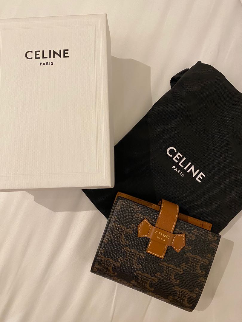 Celine Small Strap Wallet Unboxing video with review 