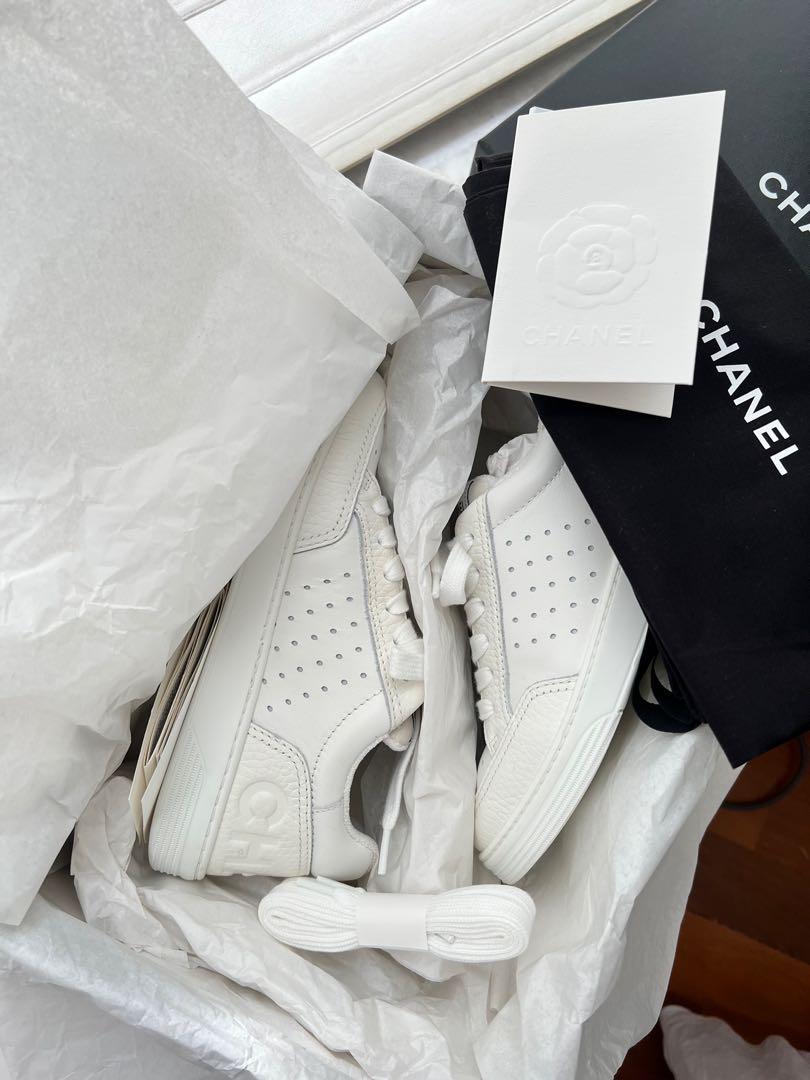 Chanel sneakers cheap with bow