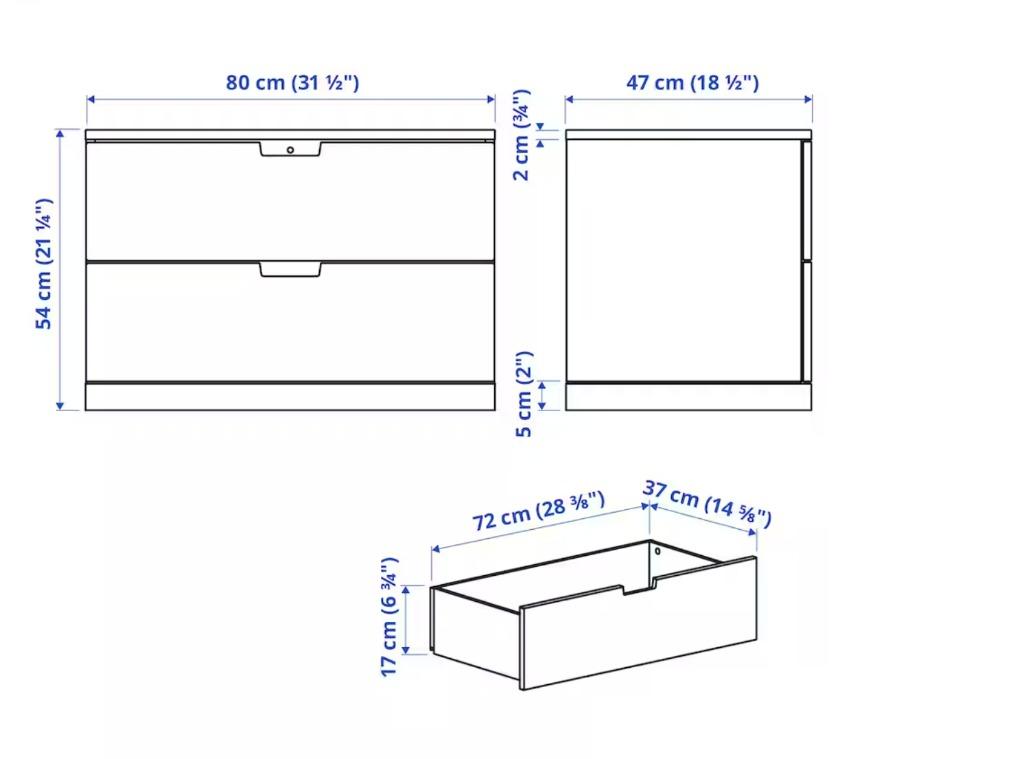 Chest of drawers Nordli Furniture Home Living Furniture Shelves