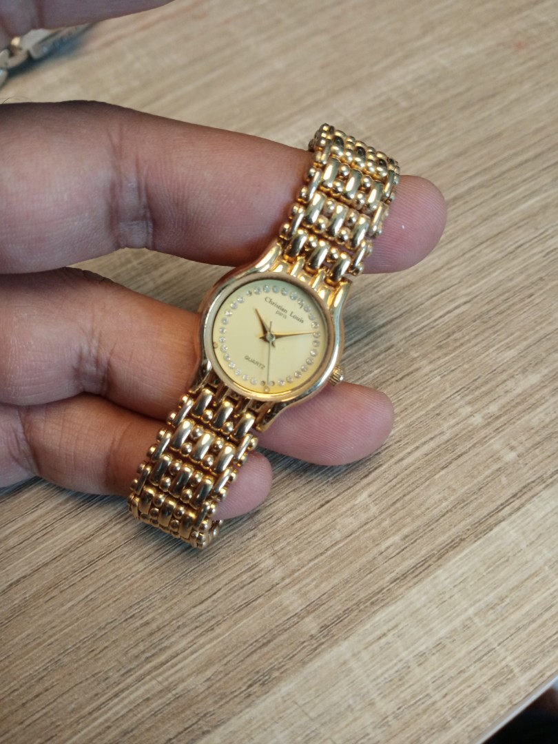 Louis quartz watch cheap